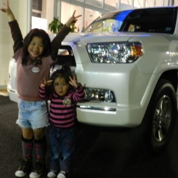 4RUNNER  Blizzard Pearl 納車♪