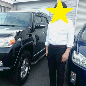 人とは被らないクルマ！4RUNNERご納車！
