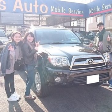 女性ユーザー様にハイラックスサーフを納車★☆★