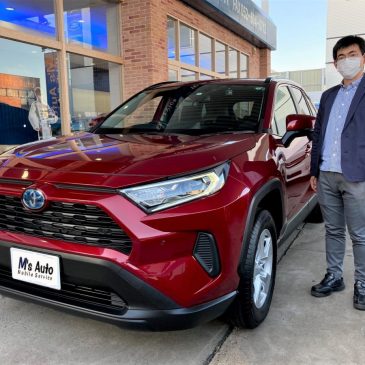 お洒落な赤色ボディ♪RAV4をご納車＾＾