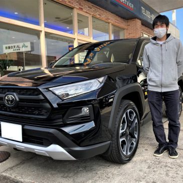 RAV4アドベンチャーをご納車★納車はいつもウキウキです♪(≧▽≦)