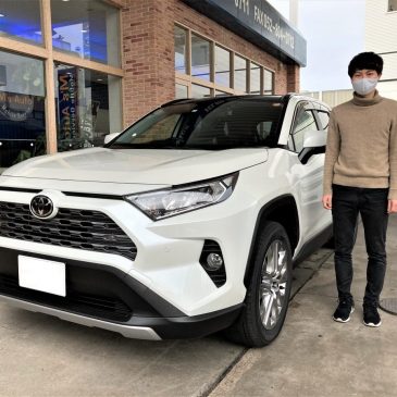 RAV4最上級グレードG”Zパッケージ”をご納車(＾ω＾)