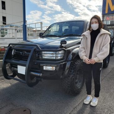 四角いフォルムの四駆”185系サーフ”ご納車！