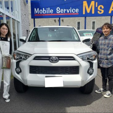 海にはSUV！人と被らない4RUNNER納車！！