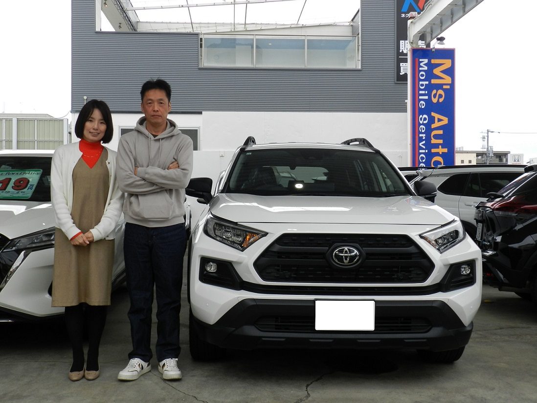 RAV4 アドベンチャー オフロードパッケージⅡ ご納車しました