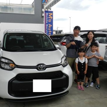 シエンタ パール新色カラーご納車しました(｡･ω･｡)ﾉ♡