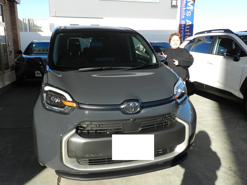 シエンタ Zグレード グレーカラーご納車しました(≧◇≦)