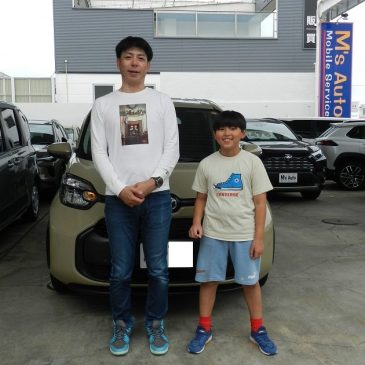 シエンタ ベージュカラー大人気色 ご納車しました～(^▽^)