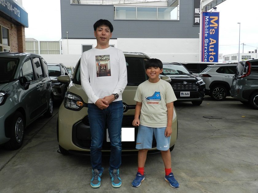 シエンタ ベージュカラー大人気色 ご納車しました~(^▽^)