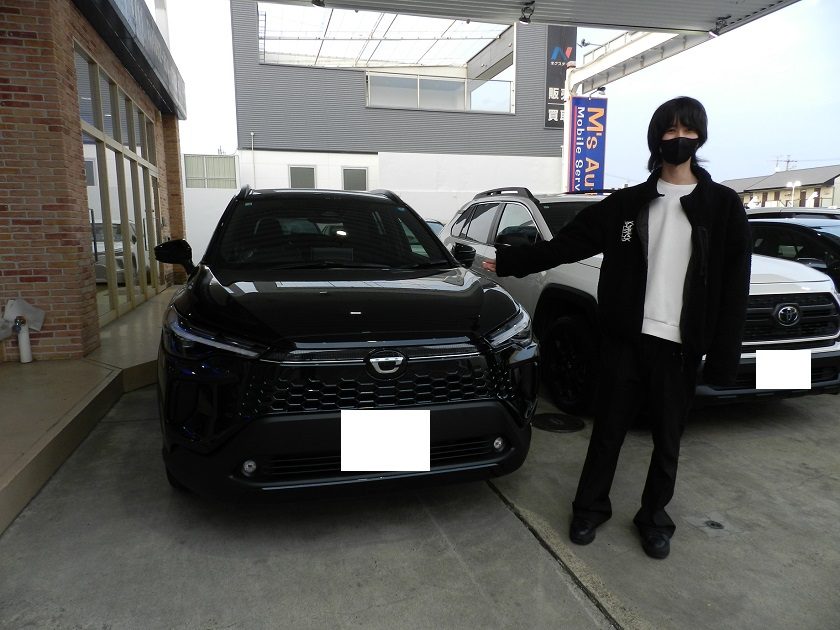 マイナーチェンジ後 カローラクロス ハイブリッドZ ブラック納車！！！
