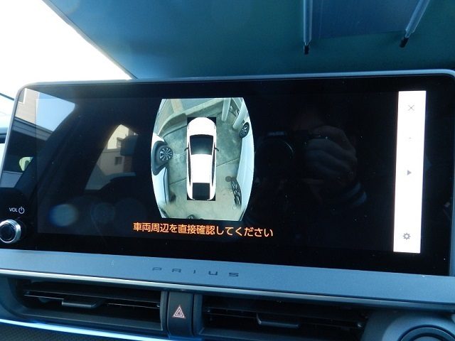 トヨタ プリウス 2026年式 パノラミックビューモニターのカメラ映像