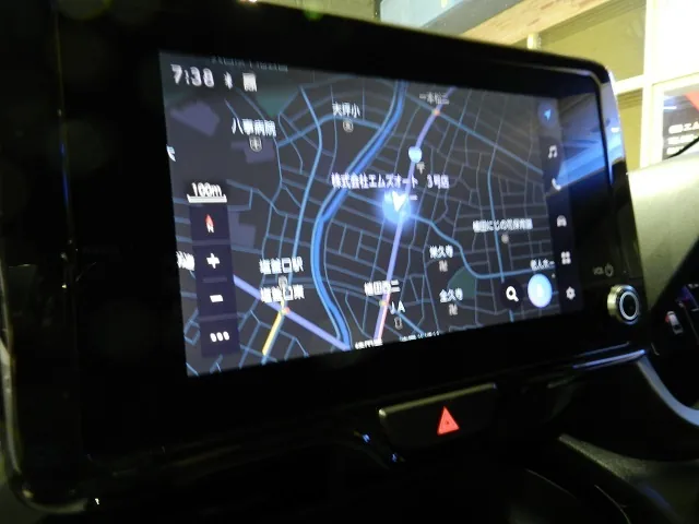 トヨタ ヤリスクロス 2025年式 純正ナビゲーション画面