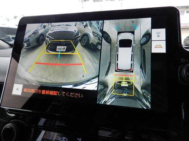 トヨタ シエンタ パノラミックビューモニターのカメラ映像