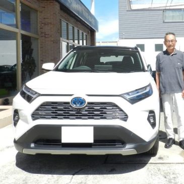 RAV4 ハイブリッド グレードG E-Four ご納車しました～＾＾