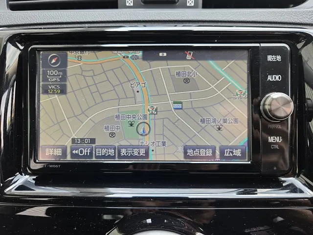 トヨタ マークX 2016年式 ナビゲーション画面