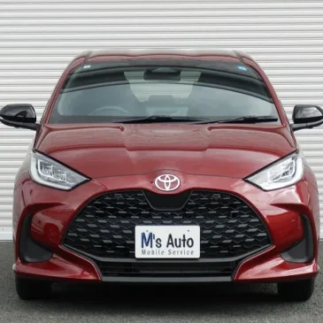 トヨタ ヤリス 未使用車 2026年式 Gグレード センシュアルレッドマイカ 入庫