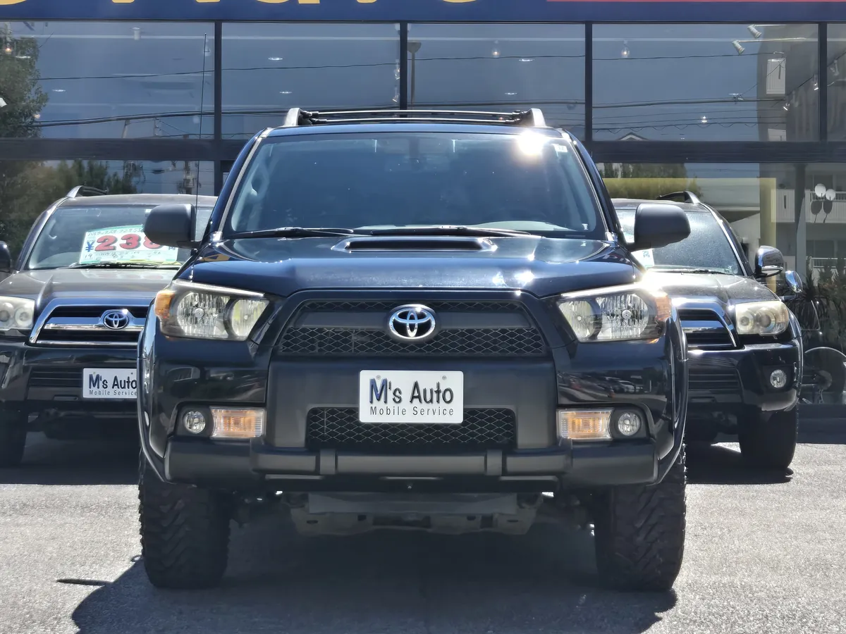 USトヨタ 4RUNNER 2012年式 フロントエクステリア正面 ブラック