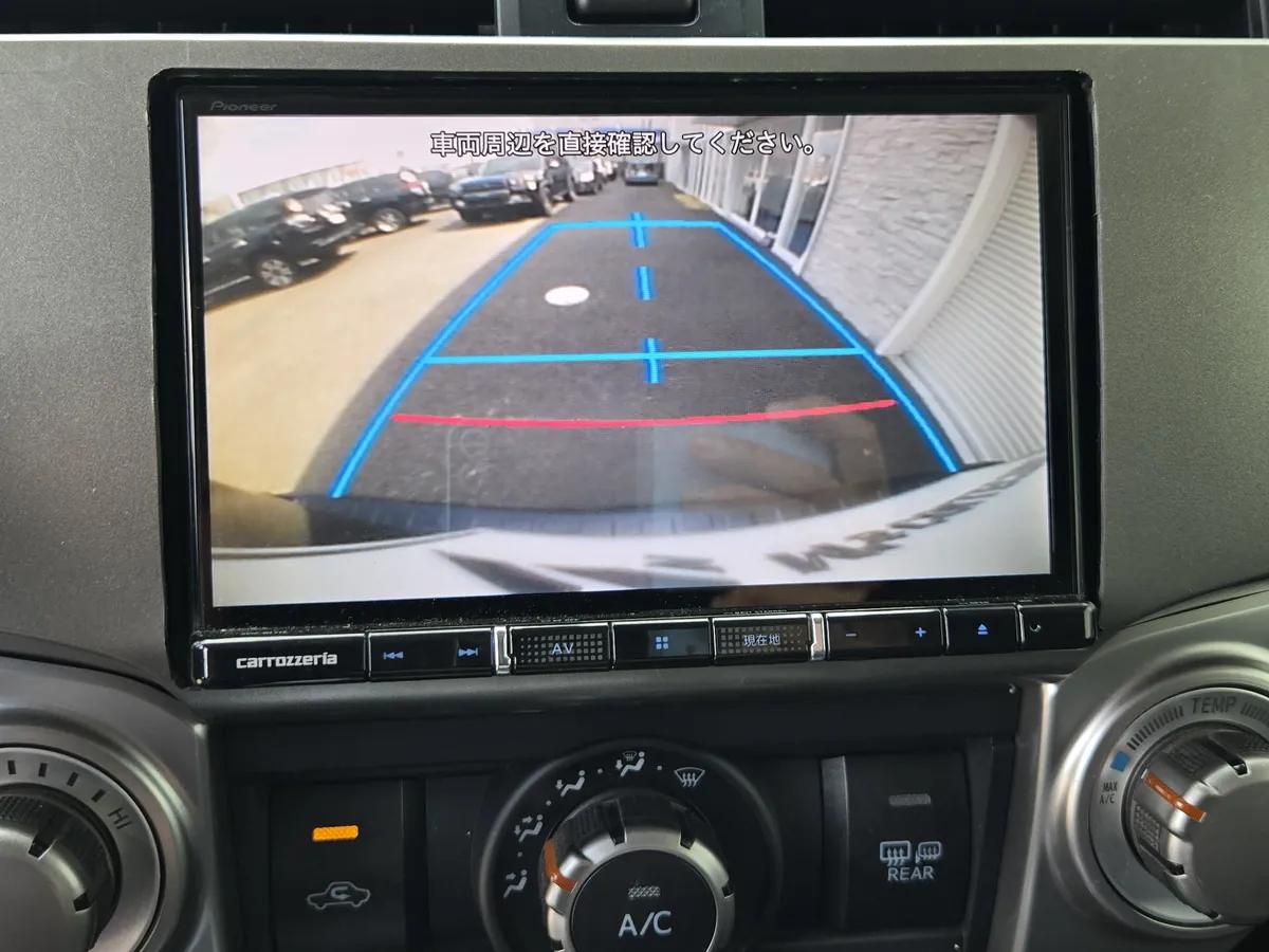 USトヨタ 4RUNNER 2014年式 ナビゲーションのバックカメラ映像