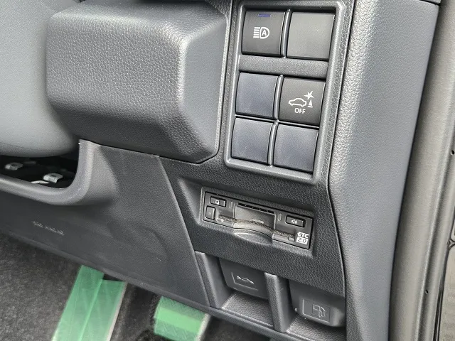 ランドクルーザーFJ 2026年式 運転席操作部 オートマチックハイビームスイッチとETC2.0