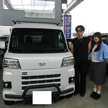 ハイゼットカーゴ クルーズ 4WD ワンオーナー下取車をご納車しました