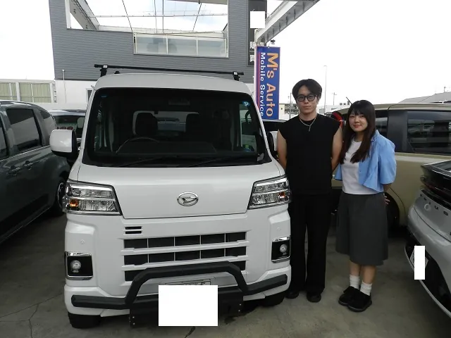 ハイゼットカーゴ クルーズ 4WD ワンオーナー下取車をご納車しました