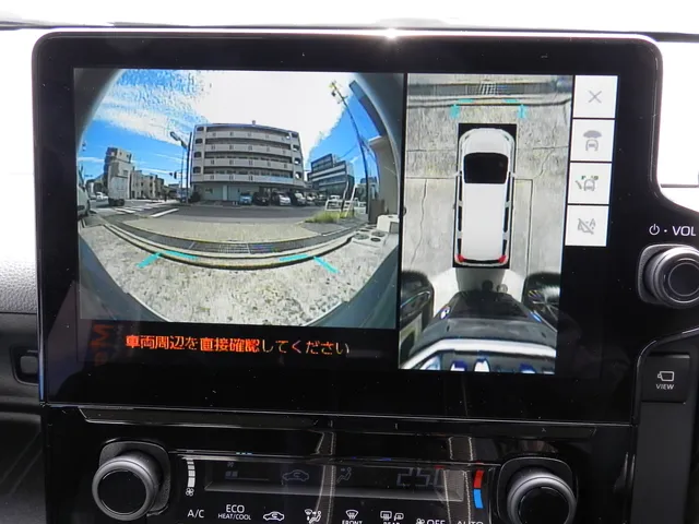 シエンタ 2026年式 Gのパノラミックビューモニターの画面