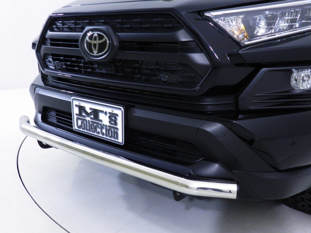 RAV4 フロントバンパーガード（クロームポリッシュ）(エムズオート)