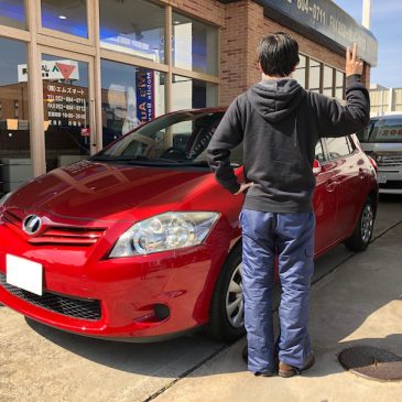 オーリスご納車(＾ω＾)