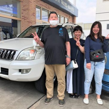 素敵なFamily☆H様にランドクルーザープラドをご納車♪