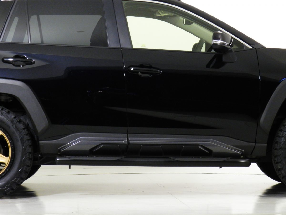 RAV4 サイドドアプロテクター（マットブラック）(エムズオート)