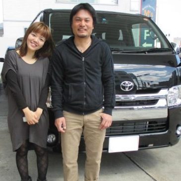 新型ハイエース納車ﾉ