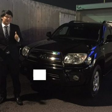 ハイラックスサーフ 215系 SSR-X LTD 4WDをご納車