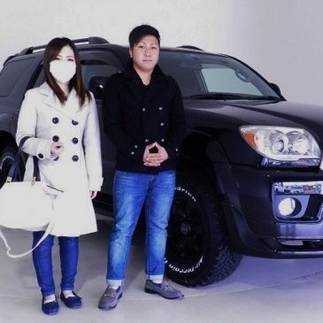 ハイラックスサーフ 215系 SSR-X Limited 4X4 BLACK KNIGHTをご納車