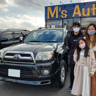 ハイラックスサーフ 一度は乗りたかったSUVサーフご納車！