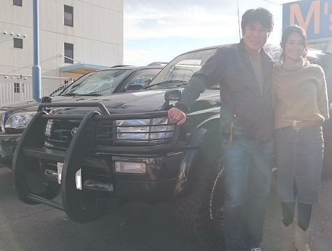 ハイラックスサーフ グリルガード付きのサーフをご納車