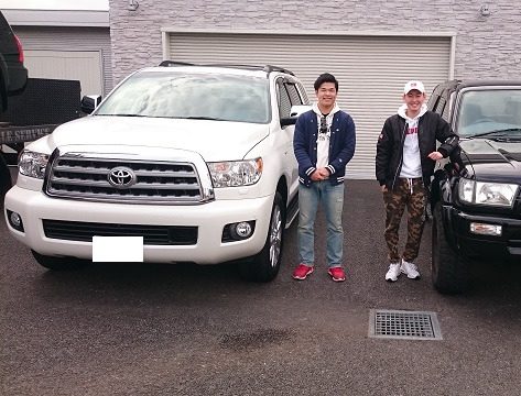 夢も車も大きい方が良い！フルサイズSUV セコイアご納車♪