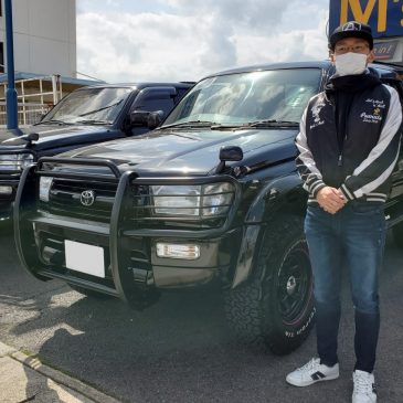 ハイラックスサーフ 185系のゴリッとカスタムサーフT様にご納車！