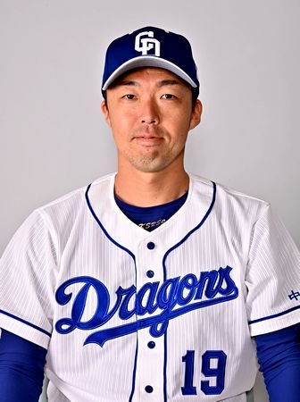 中日ドラゴンズ投手時代の吉見一起氏の写真