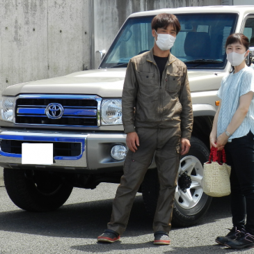 ピンピン車、第二弾！！ランクル70(^_-)-☆