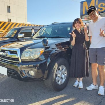 ハイラックスサーフ 楽しい新婚生活をブラックサーフがお供します