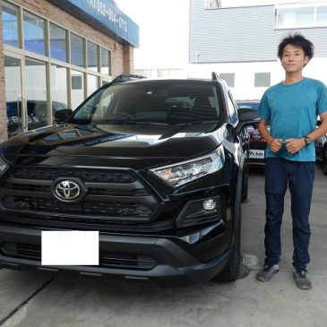 RAV4 真っ黒で厳ついオフロードパッケージⅡご納車!