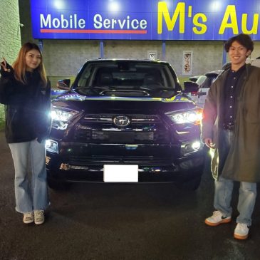 4RUNNER 左ハンドルご納車！！