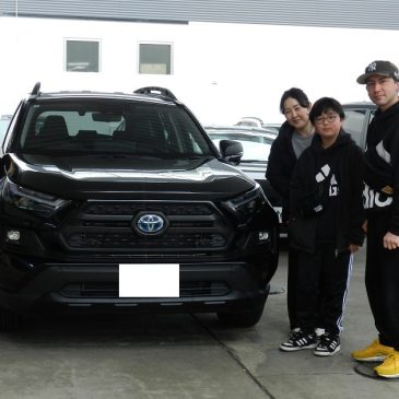 RAV4 黒 、オールブラック車の納車ブログです‼