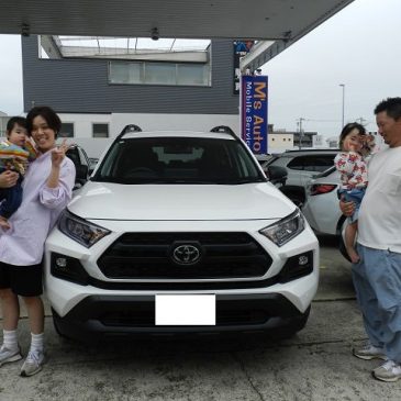 RAV4 オフロードパッケージⅡをご納車しました