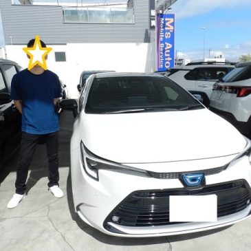 カローラツーリング wxb ハイブリッド ご納車しました