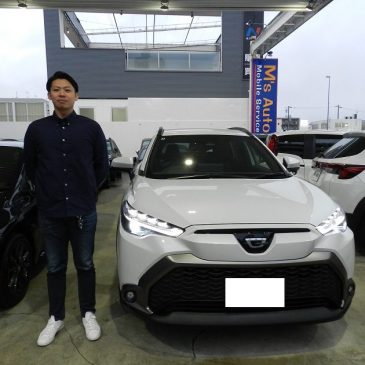 カローラクロス ハイブリッド 最上級グレードZ パール ご納車！！