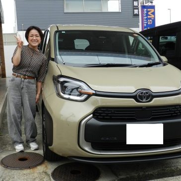 シエンタ ハイブリッド Zグレード ベージュカラーご納車ブログ(*‘∀‘)