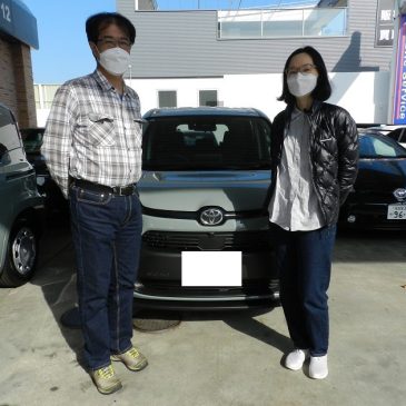 シエンタ マイナーチェンジ後 ハイブリッド ご納車しました