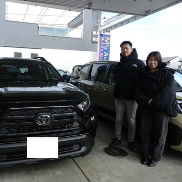 RAV4 オフロードパッケージ２ 特別仕様車 ブラックカラーご納車しました