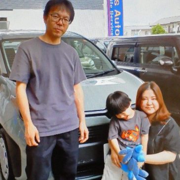 シエンタ カーキ色7人乗りご納車しました